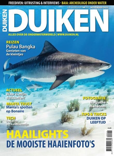 Duiken – november 2022 Cover