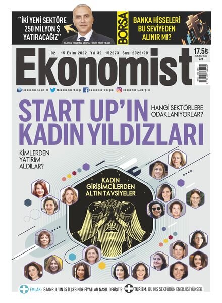 Ekonomist – Ekim 2022 Cover