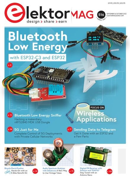 Elektor Mag – September October 2022 Cover