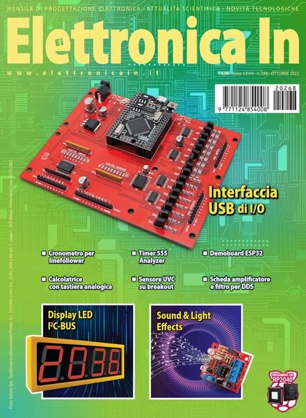 Elettronica In – Ottobre 2022 Cover
