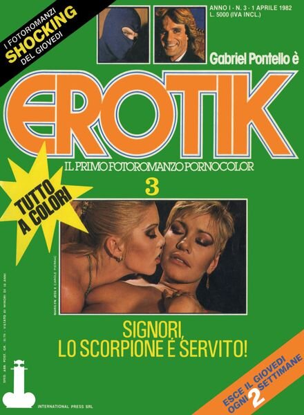 Erotik – n 3 – 1 Aprile 1982 Cover