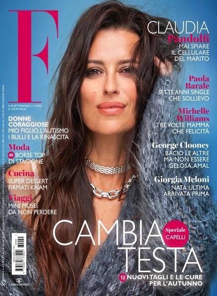 F – 11 Ottobre 2022 Cover