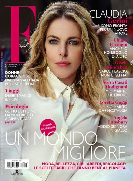 F – 25 Ottobre 2022 Cover