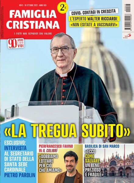 Famiglia Cristiana – 16 Ottobre 2022 Cover