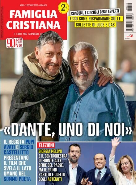 Famiglia Cristiana – 2 Ottobre 2022 Cover
