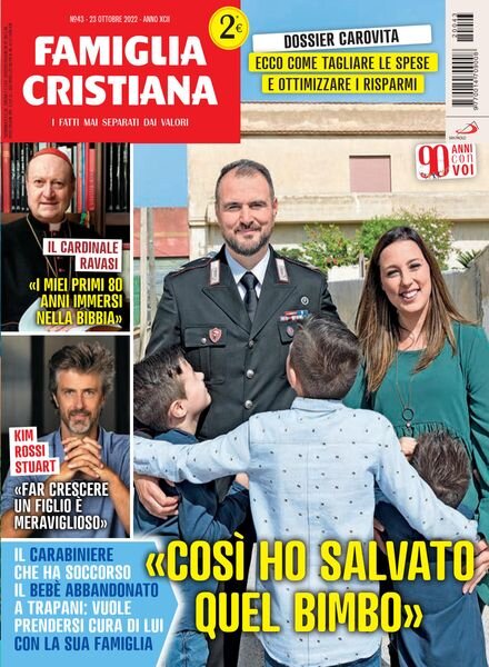Famiglia Cristiana – 23 Ottobre 2022 Cover