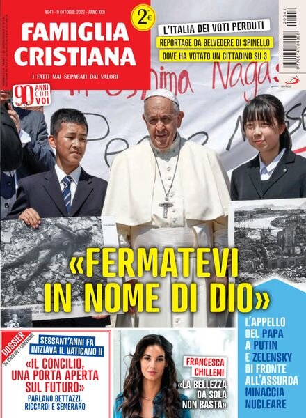 Famiglia Cristiana – 9 Ottobre 2022 Cover