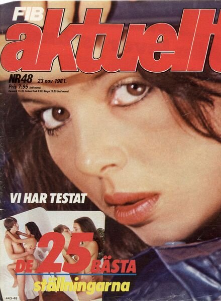 FIB Aktuellt – 48 – 23 November 1981 Cover