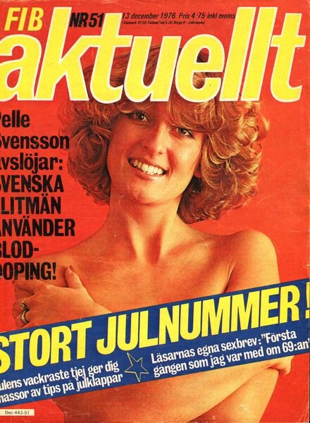 FIB Aktuellt – 51 – 13 December 1976 Cover