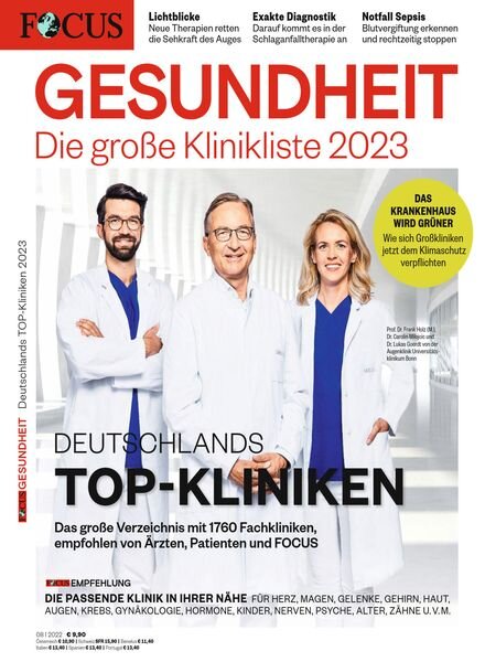 Focus Gesundheit – Nr 01 2023 Cover