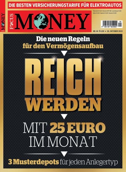 FOCUS-MONEY – 26 Oktober 2022 Cover