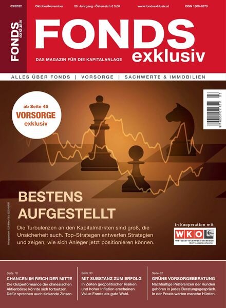 FONDS exklusiv AT – Oktober 2022 Cover