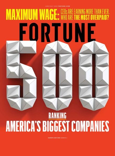 Fortune Europe Edition – Issue 3 – June-July 2022 Cover