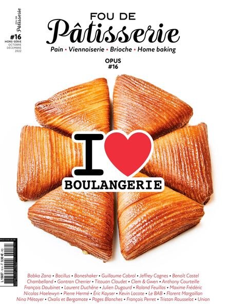 Fou de Patisserie – Hors-Serie – Octobre-Decembre 2022 Cover