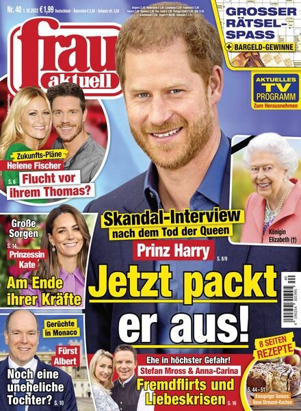 frau aktuell – 01 Oktober 2022 Cover