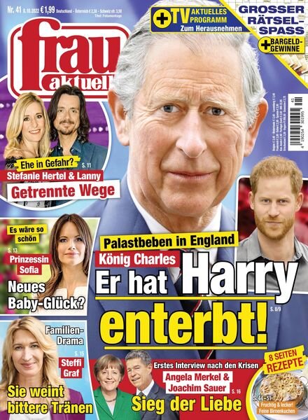 frau aktuell – 08 Oktober 2022 Cover