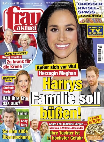 frau aktuell – 22 Oktober 2022 Cover