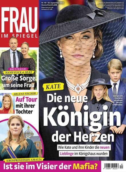 Frau im Spiegel – 28 September 2022 Cover