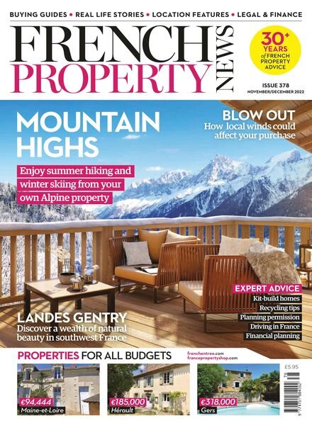 French Property News – November 2022 Cover