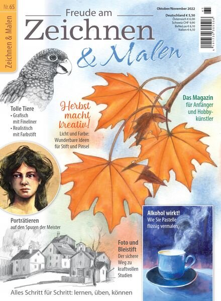 Freude am Zeichnen & Malen – Oktober-November 2022 Cover