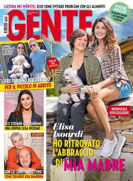 Gente Italia – 15 Ottobre 2022 Cover