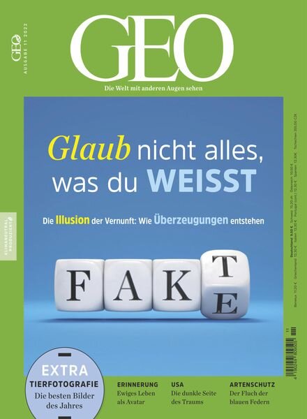 Geo Germany – November 2022 Cover
