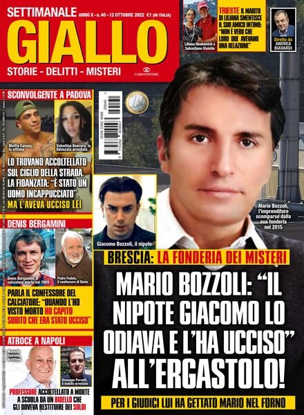 Giallo – 12 Ottobre 2022 Cover