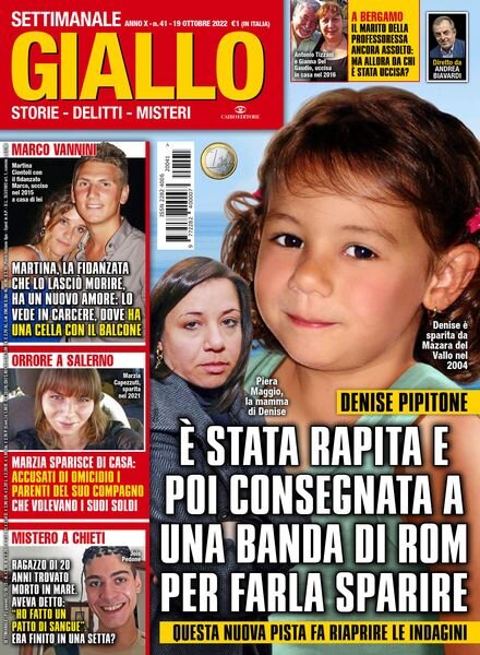 Giallo – 19 Ottobre 2022 Cover