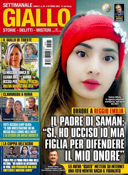 Giallo – 5 Ottobre 2022 Cover