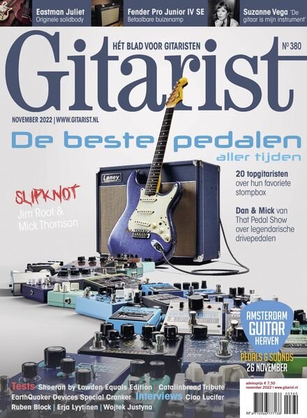 Gitarist Netherlands – november 2022 Cover