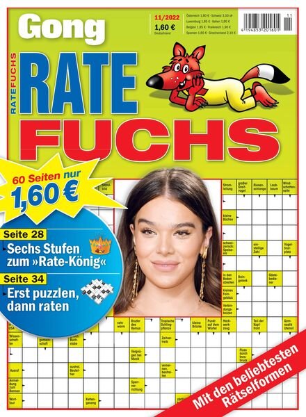 Gong Ratefuchs – November 2022 Cover