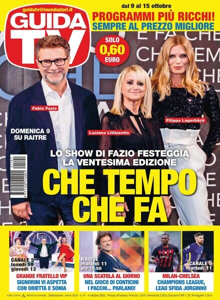 GuidaTV – 04 ottobre 2022 Cover