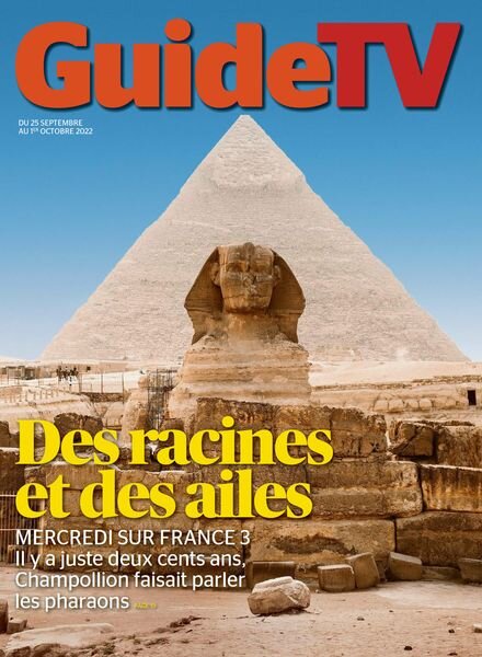 Guide TV – 25 Septembre 2022 Cover
