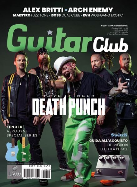 Guitar Club Magazine – ottobre 2022 Cover