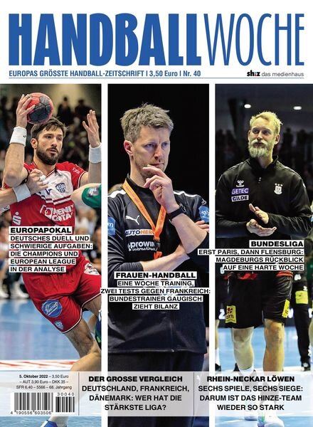 Handballwoche – 05 Oktober 2022 Cover