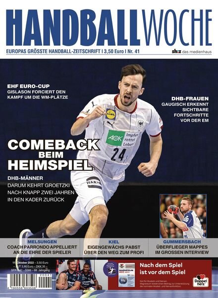 Handballwoche – 11 Oktober 2022 Cover