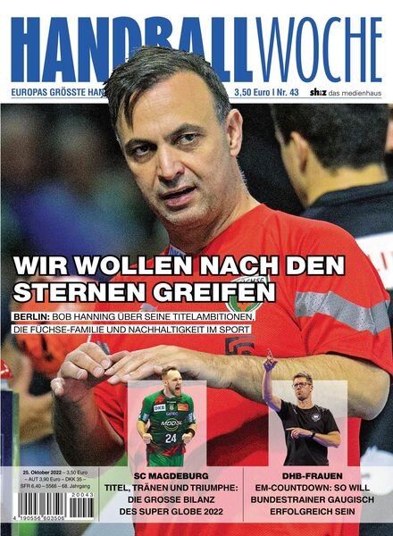 Handballwoche – 25 Oktober 2022 Cover