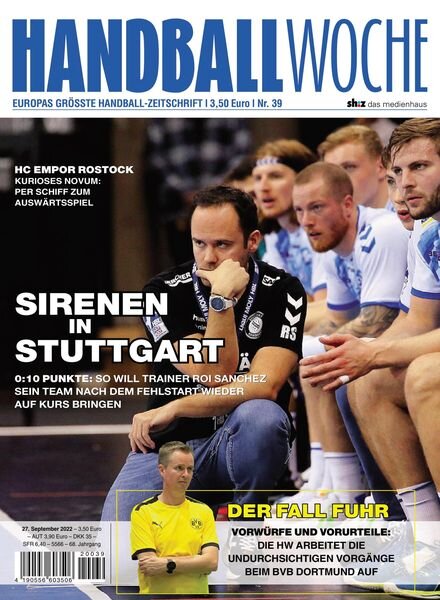 Handballwoche – 27 September 2022 Cover