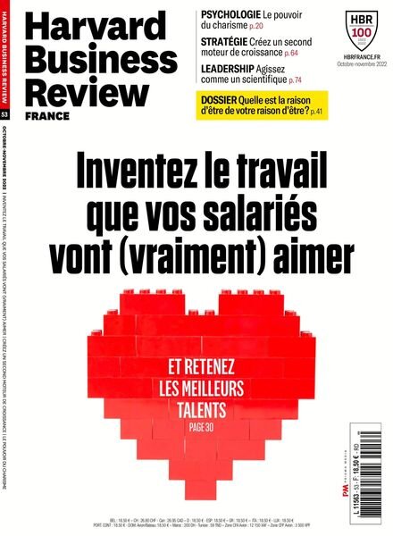 Harvard Business Review France – Octobre-Novembre 2022 Cover