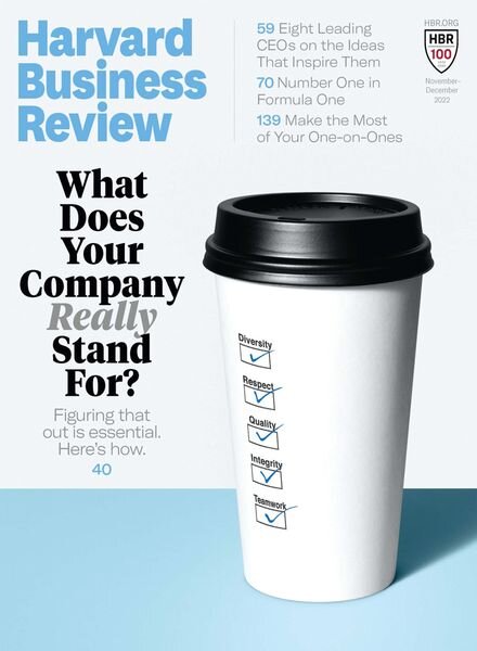 Harvard Business Review USA – November-December 2022 Cover