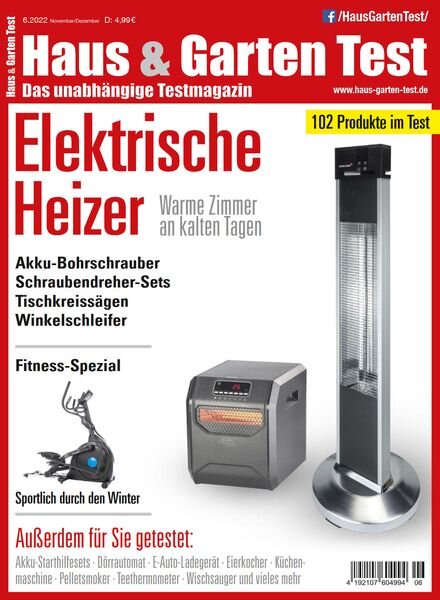 Haus & Garten Test – November 2022 Cover