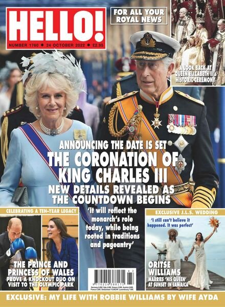Hello! Magazine UK – 24 October 2022 Cover