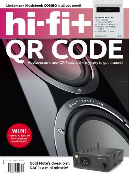 Hi-Fi+ – Issue 212 – October 2022 Cover