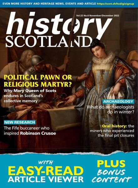 History Scotland – November-December 2022 Cover