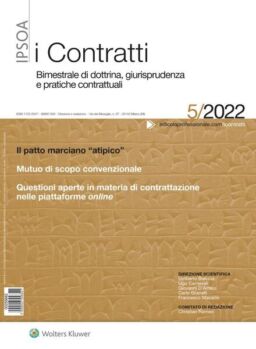 I Contratti – N 5 2022
