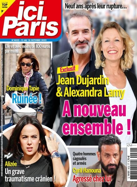 Ici Paris – 12 octobre 2022 Cover