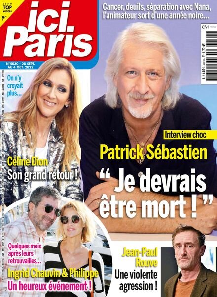 Ici Paris – 28 septembre 2022 Cover