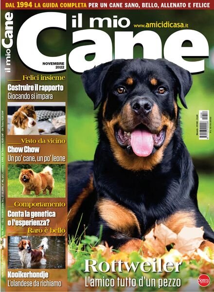 Il Mio Cane – Novembre 2022 Cover