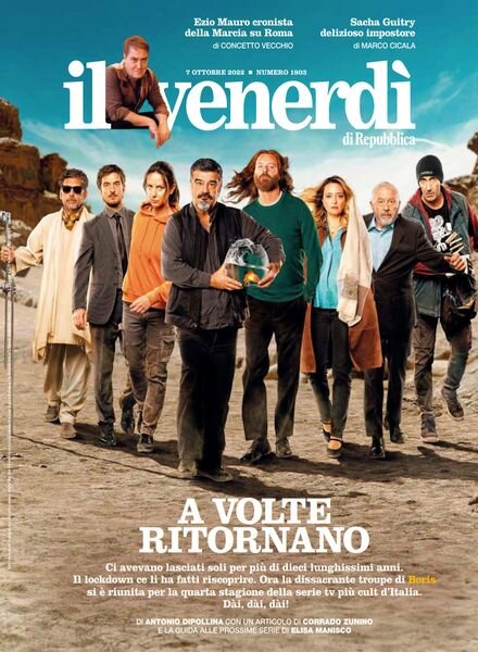 Il Venerdi di Repubblica – 7 Ottobre 2022 Cover