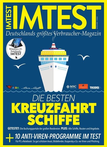 Imtest – Das Verbraucher Magazin – Nr1 2022 Cover